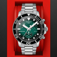 【TISSOT 天梭 官方授權】SEASTAR 1000 海洋之星 300米潛水計時腕錶 禮物推薦 畢業禮物(T1204171109101)
