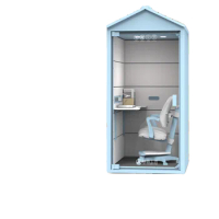 Learning Soundproof Room Mute Compartment Mobile Phone Booth