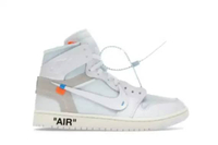 Jordan 1 High Retro OG Off White VAA Virgil Abloh Archive Alaska - 100% Original Guaranteed 11