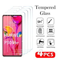 4PC Protective Glass For Huawei P30 Lite Screen Protector for HUAWEI P30Lite Glass Film