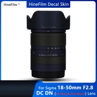 Sigma 18-50 F2.8 Lens Decal Skins for Sigma 18-50mm F2.8 DC DN Contemporary for Sony / Fuji Mount Len Premium Sticker Wrap Cover