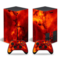 Red For Xbox Series X Skin Sticker For Xbox Series X Pvc Skins For Xbox Series X Vinyl Sticker Protective Skins 2