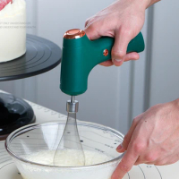 Portable Mini Electric Food Mixer Hand Blender Automatic Egg Beater Cream Milk Foamer Coffee Maker Foam Blender Cake Baking Tool
