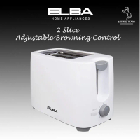 Elba Toaster 2-Slice Adjustable Browning Control 7 Setting ET-G2770(WH) / ET-G2770 / ETG2770  Pembak