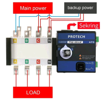 COS Motorized ATS 630A 4P Automatic Transfer Switch 630A 4 Pole ATS 630A 4P