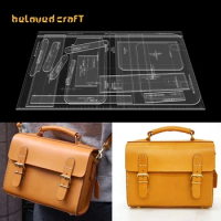 BelovedCraft-Leather Bag Pattern Making with Acrylic Templates for Single-shoulder bag, crossbody bag, Cambridge satchel.