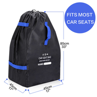 กระเป๋ารถเข็นเด็กสำหรับเครื่องบินรถที่นั่งกระเป๋าเดินทางประตูตรวจสอบกระเป๋ากันน้ำ Organizer กระเป๋าฝุ่นรถเข็นเด็กปกเด็ก Accessories1.3