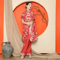 Cheongsam Pant Set | Setelan Cheongsam | Chongsam | Qipao | CNY | Imlek | Sangjit | Setcel | Setelan