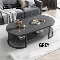 GTE Coffee Table Living Room Household Light Luxury Modern Simple Small Tea Table Meja Teh Kecil