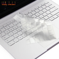 Ultra thin TPU laptop Keyboard Cover Skin Protector For Microsoft Surface book 1 / Surface book 2