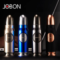 JOBON Metal Windproof Butane Gas Lighter Cigar Lighter Creative Bullet Head Outdoor Portable Turbo Lighter Men's Gift
