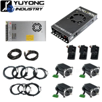 Yun Yi BlackBox Controller Bundle With 4pcs 2.45N.m Motors For QueenBee / WorkBee Engraving Milling Machine Desktop DIY CNC Mill