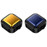 2Set Cover For Samsung Galaxy Buds Live Case Anti-Fall Cover For Samsung Buds Pro Earphone Wireless Case,Yellow &amp; Blue