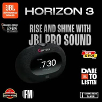 JBL Horizon 3 / Gen 3 Successor Horizon 2 Bluetooth Clock Radio Speaker with FM Original BLACK