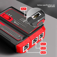 Tool DL335101 Network Cable Tester POE Cable Tester POE Network Cable Telephone Cable Tester Network