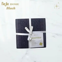 NAJLA HOME - Coaster Premium Cotton Double Side 10.2 x 10.2 cm 2pcs | Tatakan Gelas Aesthetic | Tata