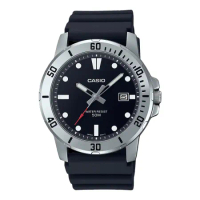 【CASIO 卡西歐】運動風格 指針錶 膠質錶帶 防水50米 日期顯示 MTP-VD01 (MTP-VD01-1E)