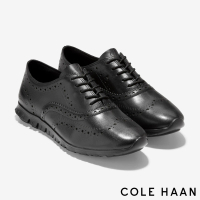 【Cole Haan】ZG WING OX CLOSED HOLE 翼尖牛津鞋 女鞋(經典黑-W24567)