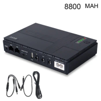 5V-12V Large Capacity Mini Portable UPS Backup Power Adapter for WiFi, Router