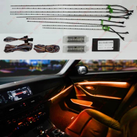 for BMW Five Series F10/F11/F18 ambient lamp LED Modeling Car Ambient Light Neon Interior Light Car Jewelry car accessories