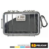 美國 PELICAN 1050 Micro Case 微型防水氣密箱 透明 黑色 公司