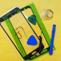 Replacement LCD Touch Screen Front Glass Outer Lens For Samsung J7(2015) J7 pro j700 + Adhesive tools