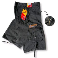 Cargo Denim Jeans Model Kancing Selutut Saku Samping Bahan Soft denim tidak Melar (27-38) 31 Random(