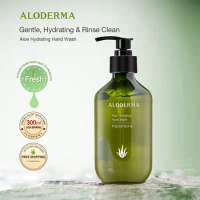 Aloderma Aloe Nourishing Hand Wash Non-Irritating Natural Botanical Ingredients Sensitive Skin Moisturizing Liquid Soap 300ml