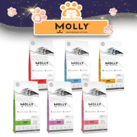 Molly Cat Food Kitten & Mother / Shiny Hair / Indoor / Renal Care / Hairball (1kg Repack / 2kg Origi