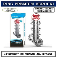 RAHASIA AMAN- m Sambung Ring Delay Bergerigi Silicone Elastis Premium -LANGSUNG D PESAN SAJA - BERGE