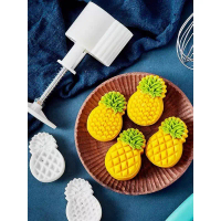 2pcs 25G 3D Pineapple Cookies Mould (MC660B) Kitchenware