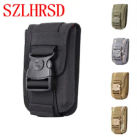 Universal Military Tactical Holster Hip Belt Bag Waist Phone Case For Nokia 7 ZTE Axon M Doogee BL12000 Phone Sport Bags