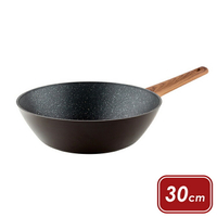 《Luigi Ferrero》Brugge大理石不沾炒鍋(30cm) | 平煎鍋