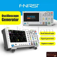 Fnirsi 1014D Digital Oscilloscope 2in1 Dual Channel 100MHz 1GSa/s 7inch White Alat Ukur Sinyal Freku