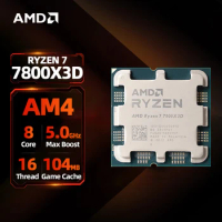 AMD RYZEN™ 7 7800X3D Brand New CPU Gaming Processor 8-Core 16-Thread 5NM 96M Socket AM5 Without Fan New Arrival Game Cache Hot