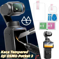 Kaca Tempered Anti Gores Anti Pecah DJI OSMO Pocket 3 Pelindung Kamera Gimbal Jernih untuk DJI Pocke