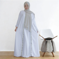 WLS | NADIRA ABAYA Renda Gamis Premium Terbaru Busui Muslim Syar'i Wanita Mewah Remaja Umroh Bordir 