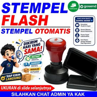 Stempel Flash Stempel Otomatis Stempel Custom Logo Nama Perusahaaan | Gratis Desain Proses Cepat Has