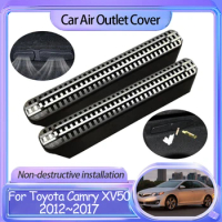 Car Air Outlet Cover for Toyota Aurion Camry 50 XV50 2012~2017 Daihatsu Altis Under Seat Condition Duct Vent Grille Accessories