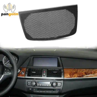 1pc Black Car Dash Loud Speaker Cover Grille Panel 514571691796 New For 2007-2013 BMW X5 E70 X6 E71 N55B30A S63B44A E71 Parts