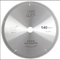 Free Shipping Pro Quality 255/305*1.6/2.0*30/25.4mm*120/140Z Thin Kerf Super Sharp Teeth Shape TCT Saw Blade For Bamboo Cutting