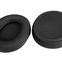 Replacement earpads Flannelette Cushion Repair Parts for Steelseries Arctis 3 Arctis 5 Arctis 7 Headset (Black 1 Pair)