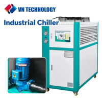 VNTECH Industrial Chiller, Industrial Water Chiller, 2800W Cooling Capacity 40L Capacity Cooling Water 1HP Recirculating Chiller