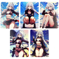 5Pcs/set Diy Self Made Fate/Grand Order Joan of Arc Series Flash Card Gift Toys Game Anime Collection Cards