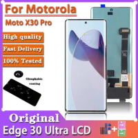 Original For Motorola Moto Edge 30 ultra XT-2201 LCD Edge X display Touch Panel Screen Digitizer For Moto X30 Pro XT2241-1 LCD