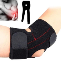 Adjustable Elbow Guard Wrist Strap Breathable Neoprene Tennis Golfer Elbow Guard Wrist Strap Arm Support Strap