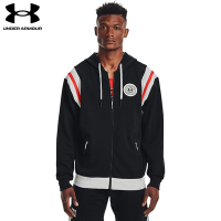 【UNDER ARMOUR】UA 男 RIVAL FLEECE刷毛保暖連帽外套_1366303-001-優惠商品