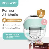 MOOIMOM Pompa ASI Elektrik Tanpa Kabel Hands Free Wireless Electric M3 24 mm