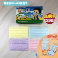 永猷 醫療級 醫用口罩 兒童醫療口罩50入/盒 買就送收納袋 品質最好的國家隊 大童口罩 國小生口罩 女性