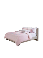 ชุดผ้าปูที่นอน รุ่น Labelle (หน้า A) 3 ชิ้น สีซากุระ ไซส์ King